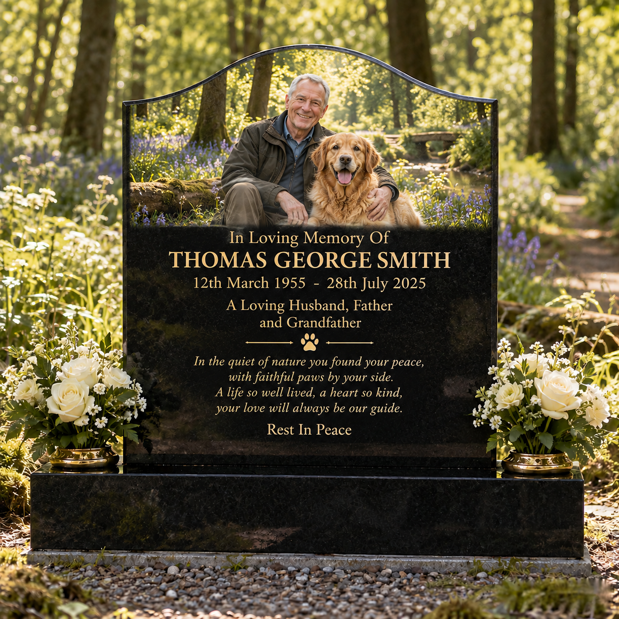 Crown style example from the Magic Memorials Designer