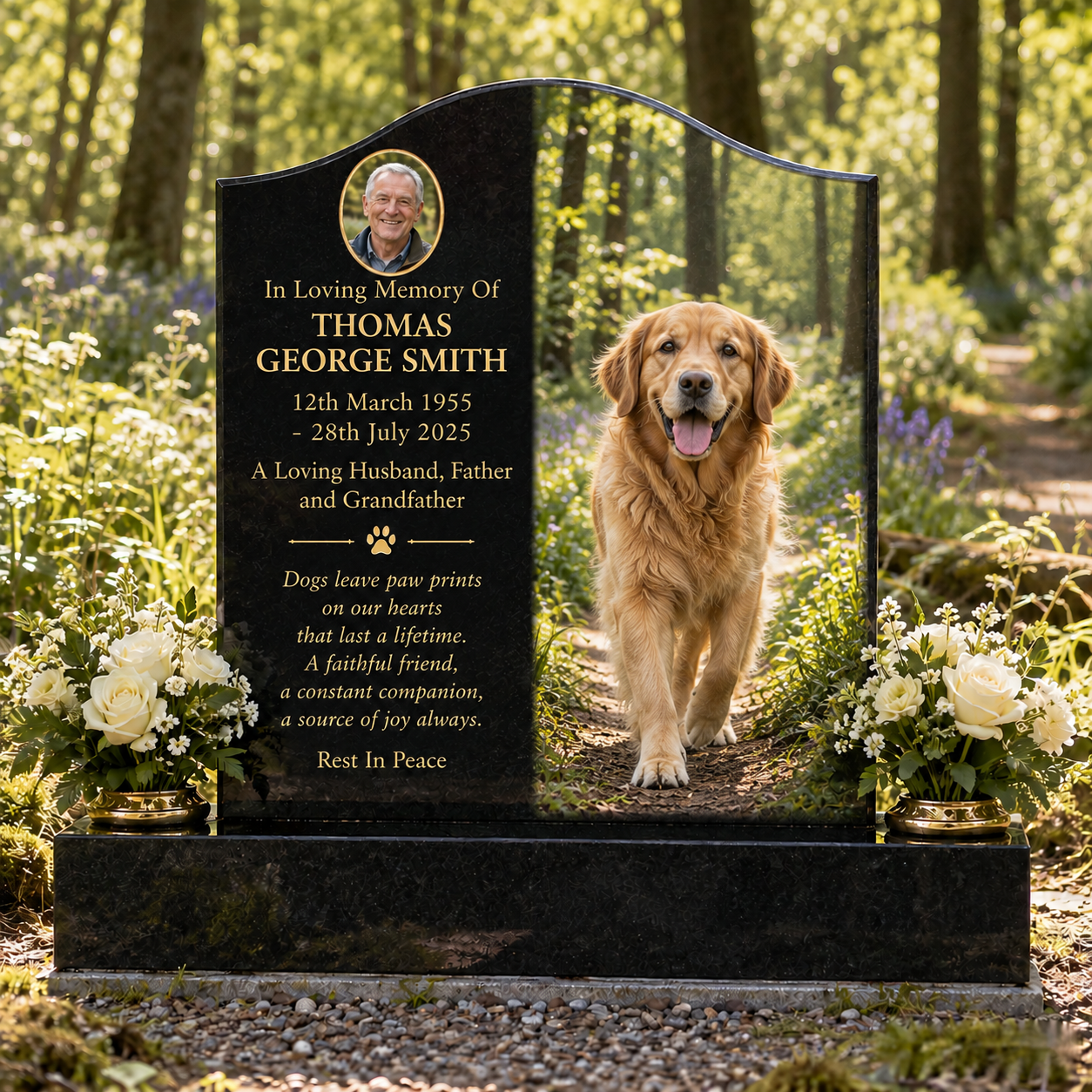 Signature style example from the Magic Memorials Designer